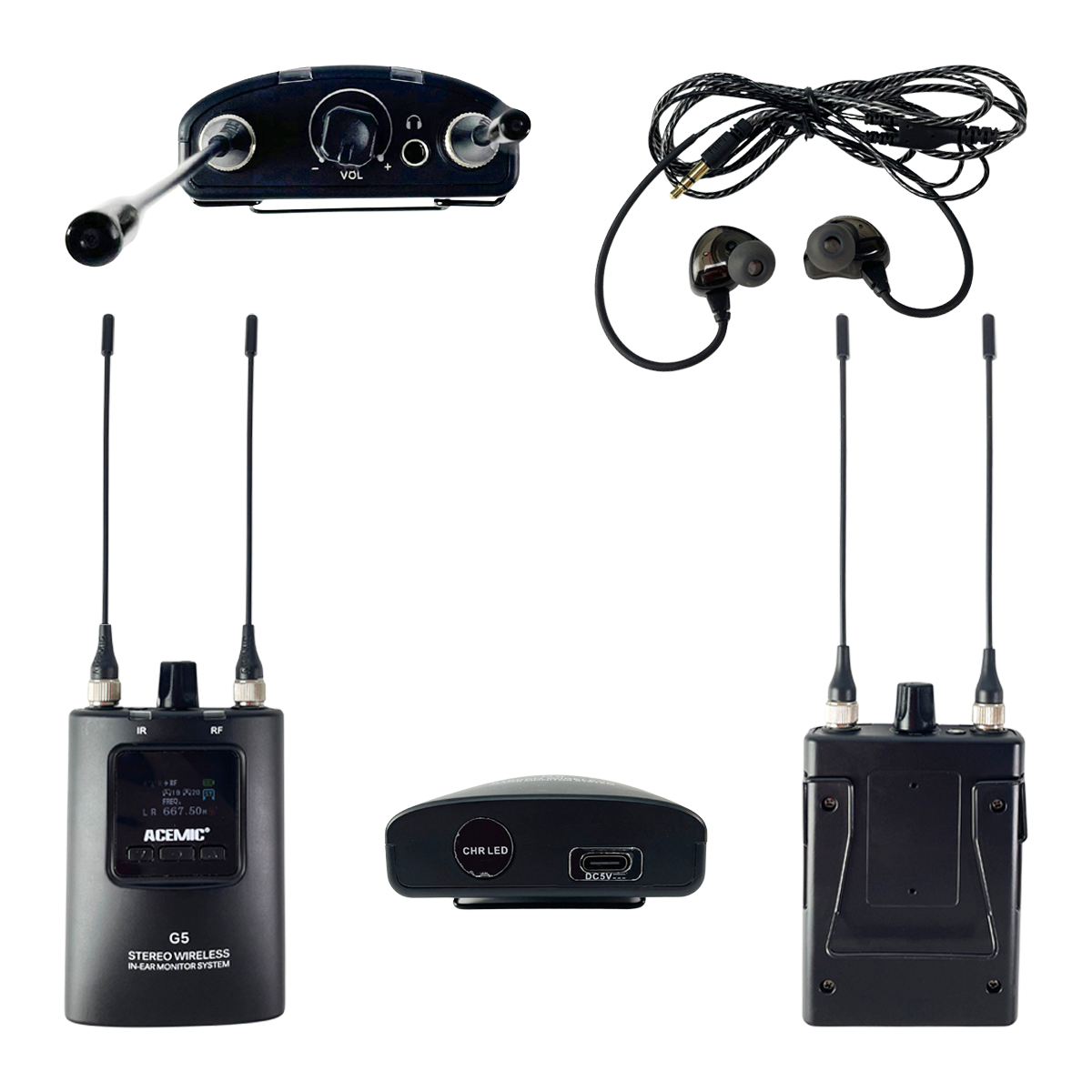 G5 Stereo Wireless In-Ear Monitor System for Stage