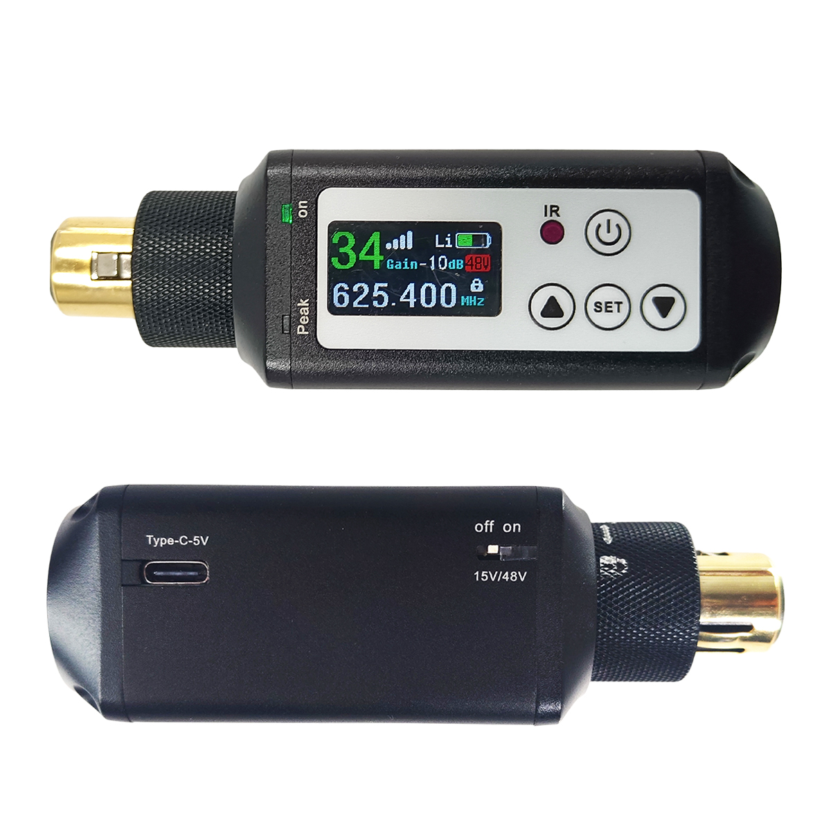 RT-1 Plug-On XLR Wireless Audio Transmitter and Receiver