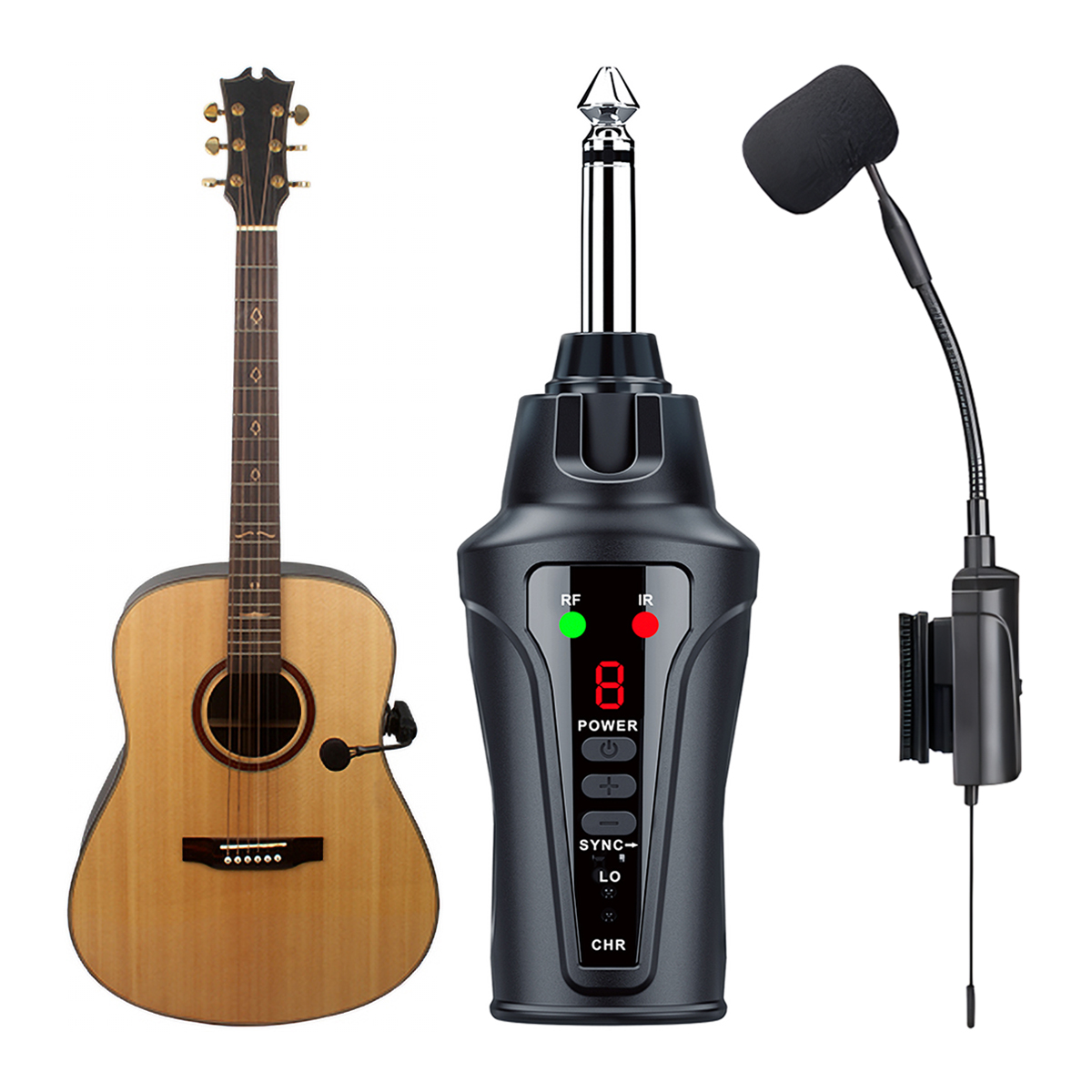 AT-5 Wireless Acoustic Guitar Microphone