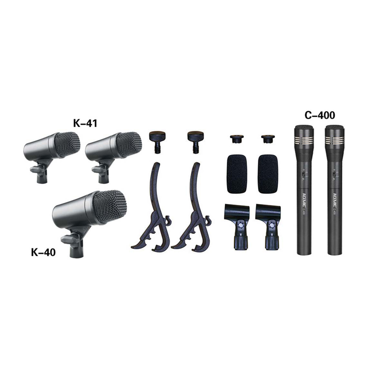 DM-5D 5-Piece Drum Microphone Set