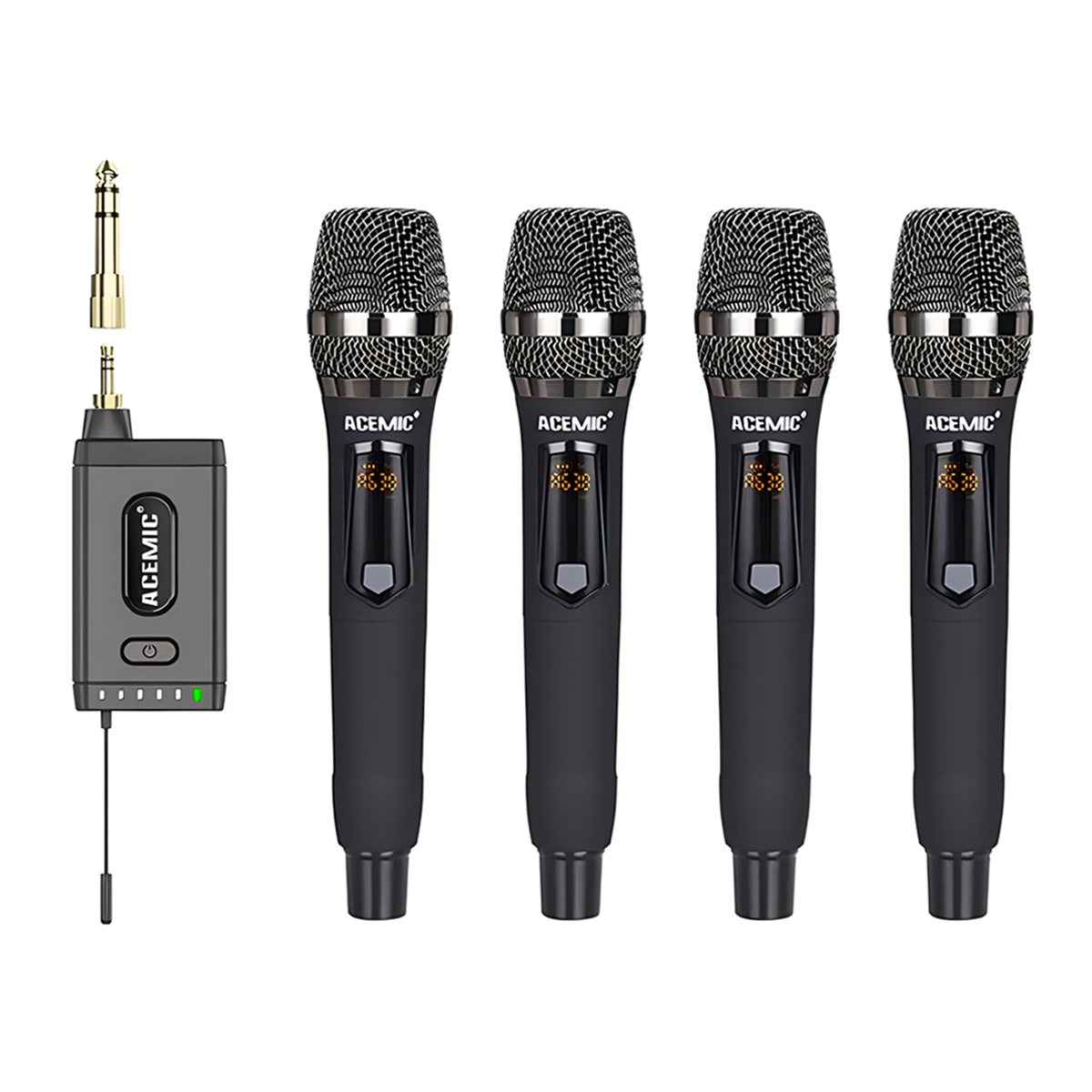 Q4/M1 4 Channel Wireless Microphone System for Karaoke
