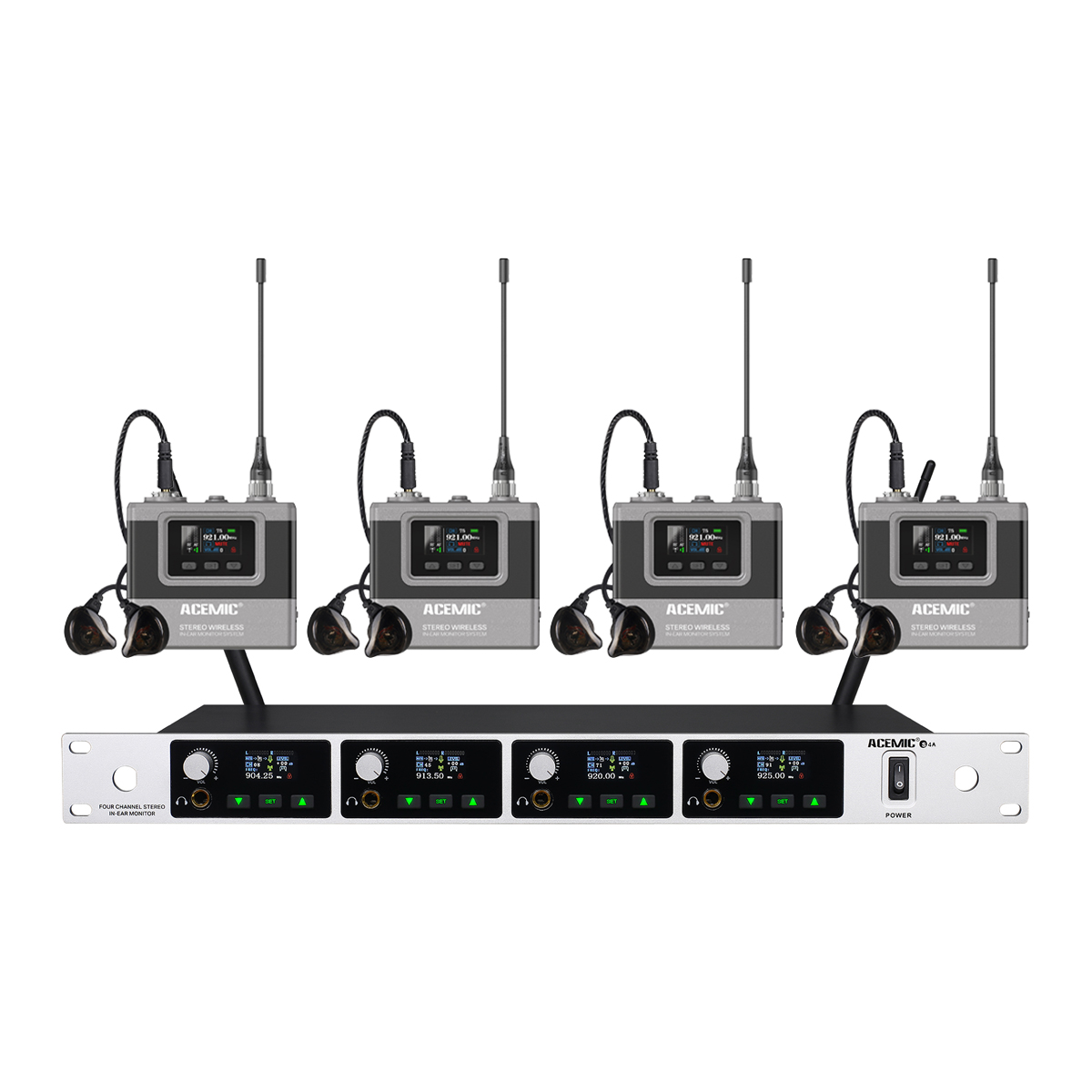 S4A Stereo Wireless In-Ear Monitor System for Whole Band