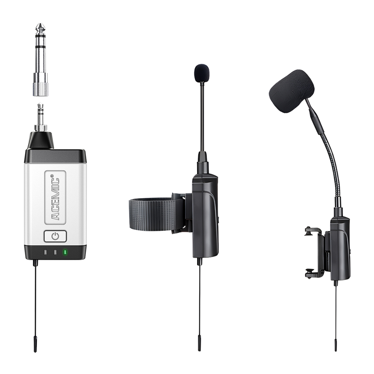 Q2/DV-5 Wireless Microphone for Flute and Violin